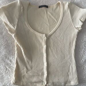 Brandy Melville Cream Top